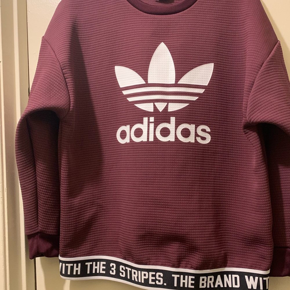 Adidas Maroon sweatshirt